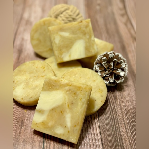 Hand Crafted Other - Hand crafted goat milk soap with calendula flower petals